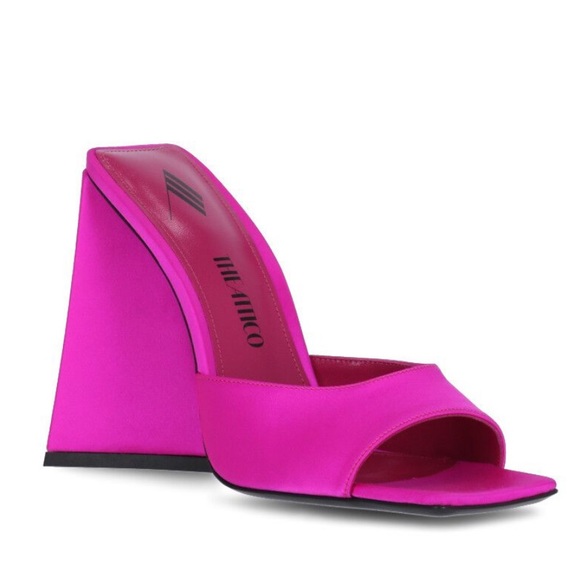The Attico Devon Mule in Fuchsia - Picture 2 of 8